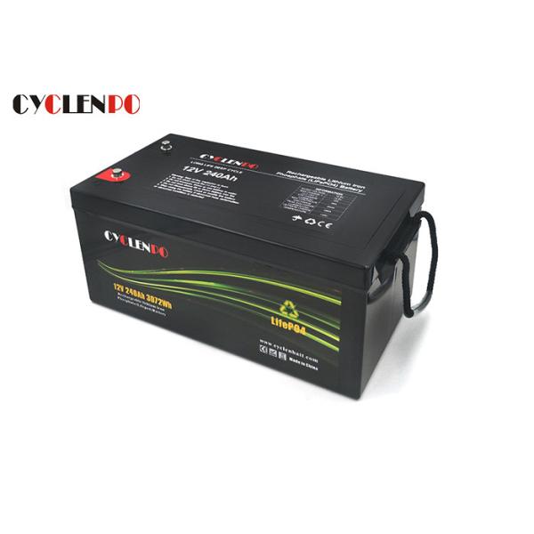 Solar / EV 12V LiFePO4 Lithium Battery Deep Cycle No Explosion High Temperature Resistant