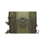 Lightweight Backpack for Outdoor Training Hiking Green Black Inclined Shoulder