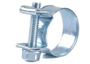 China Heat Resistance Mini 2 Ear Hose Clamps Petrol Pipe Clips wholesale