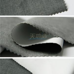 China Grey Meta Aramid Fiber Cloth With PTFE 150gsm For Fire Fighting Clothing Lining on sale