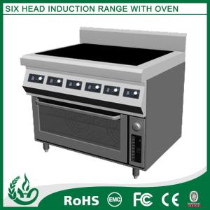 China 3500W Stainless Steel Electric Range 6 Burner Resturant Kitchen Equipment wholesale