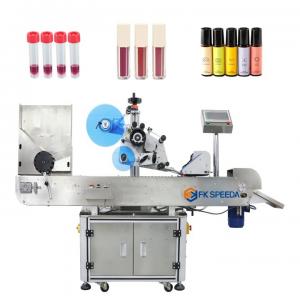 China High Speed Cosmetic Vial Bottle Labeling Machine for Lipstick Eyebrow Pencil Eyeliner on sale