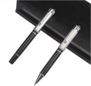 China New Design Nice ball pen &amp; Roller pen Metal pen set with your logo wholesale