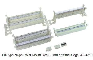 China 110 Cross Connect Rack Mounted Wiring Block,50 pair 100 pair 110 wiring block wholesale