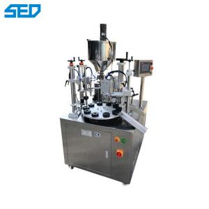 China 75MM Semi Automatic Pharmaceutical Machinery Plastic Hose Filling Ultrasonic Sealing Machine Working Pressure 0.4-0.7Mpa wholesale