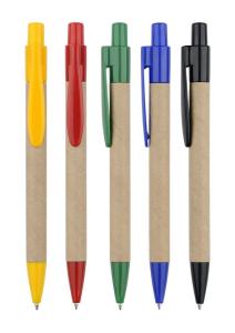 China Hot selling colorfull plastic pen promotion pen with low price,eco paper ballpoint pen wholesale