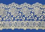 Colorful Lingerie Lace Fabric Custom Made Embroid Organza French Guipure Lace