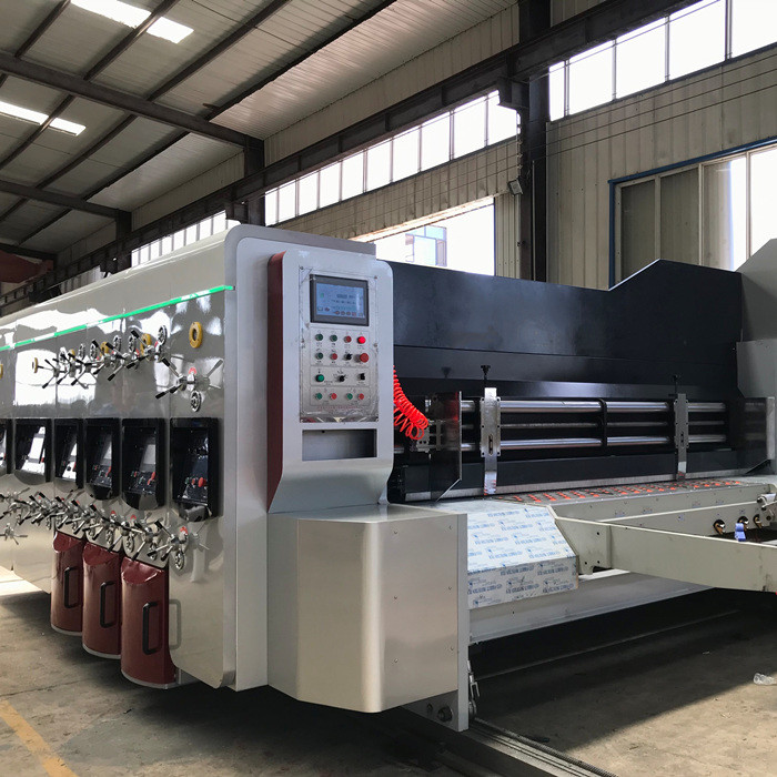 Corrugated Box Flexo Printing Machine Slotter Cum Lead Edge Box Printing Machine
