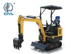 XE15E Hydraulic Crawler Excavator 0.044m³ for Construction in Yellow