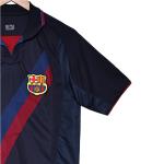 Barcelona 2002 Retro Second Away Fan Edition Jersey Classic Orange and Black