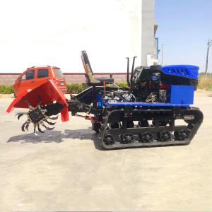 China Red Blue Diesel Engine Tractor Farm Orchard Paddy Field Mini Tractor wholesale