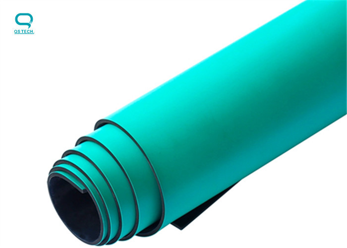 Green Anti Static Slip Workshop Table Mat 3mm Thickness Rubber