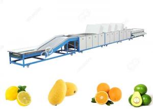 China 1t/H-5t/H Fruit Washing Equipment Fruit Washing Line For Fruit Export Sales on sale