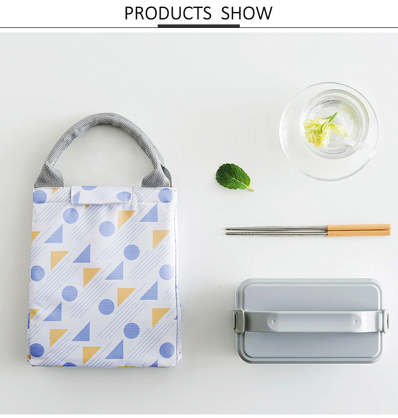 Women Portable Functional Food Picnic Kids Cooler Lunch Box Bag