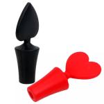 Fresh-keeping Gel Cork Silicone Bottle Stopper Cute Top Poker Bar Accessories