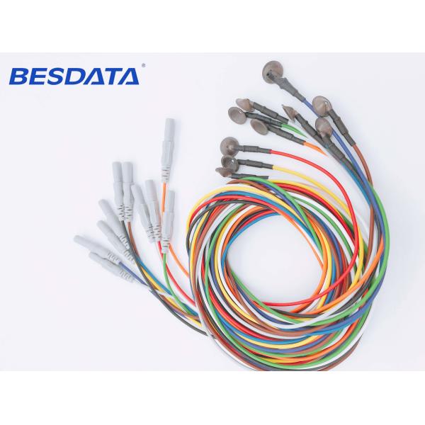 Portable Sintered Silver Silver Chloride Electrodes And Cables , Orange Green