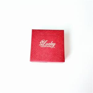 China Logo Embossed Rigid Hexagon Paper Gift Box Packaging Red Jewelry Gift Box Custom wholesale