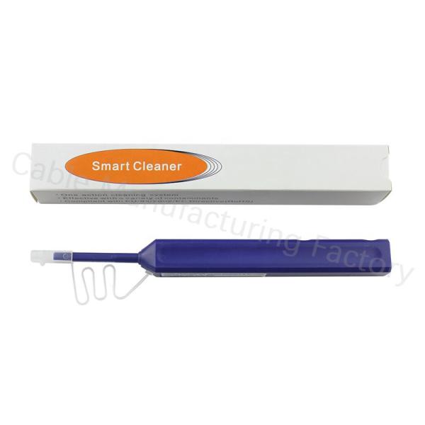1.25mm Ferrules Fiber Cable Accessories , LC MU One Click Fiber Optic Cleaning