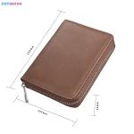 Large Capacity ID Credit Card Holder Organ Zipper Coin Purse for Men and Women