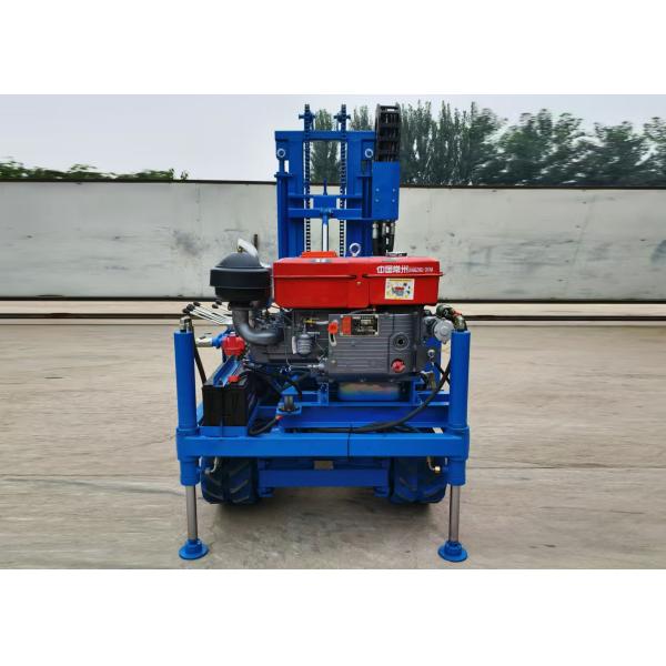 Diesel Engine Crawler Mounted Drill Rig for Water Well Borehole Drilling