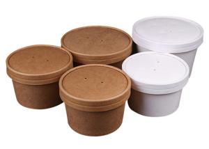 China Disposable Paper Bowls and Boxes for Takeaway Food Convenient and lunch box food container wholesale