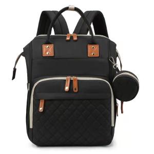 China Multi Function Mommy Diaper Backpack With Changing Bed Infant Baby Diaper Bag wholesale