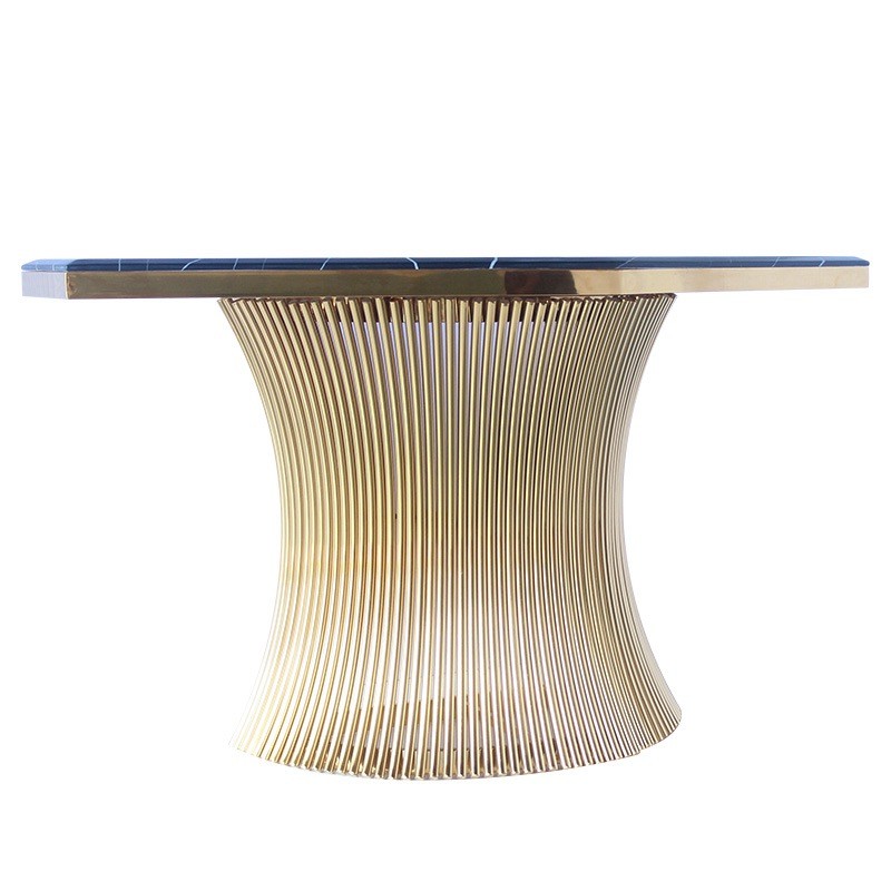 Unique Style Modern Stylish Console Tables Irregular Shape For Hotel / Living Room