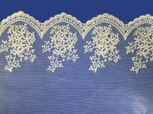 China African lace fabrics Embroidery Lace Fabric cord guipure white lace fabric wholesale