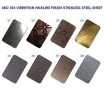 Vibration Finish Decorative SS Sheet Color With PVC Film Coated Stainless Steel