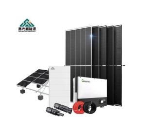 China 5KW 10kw Solar Energy System For 220v/380v Output Voltage 24h Work Time wholesale