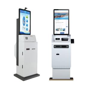 China Self Payment Kiosk Capacitive Touch Ticket Printer Payment Kiosks for Hotel Airport wholesale