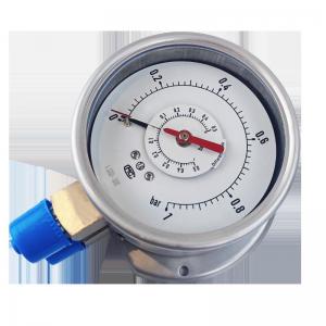 China Bourdon Tube Differential Pressure Gauge SS316 Case 100mm on sale