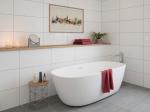 Poished Finish 30x60 Glazed Ceramic Bathroom White Tile Design Interior Tile