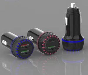 China Smart Portable USB Car Charger Adapter 9V 2A 18W For Mobile Phone wholesale