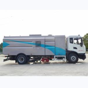 China Foton Fleet Road Sweeper Truck With Front/Rear Suspension 1115/1435 Mm wholesale