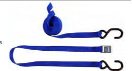 China Flexible And Lightweight Ratchet Tie Down Strap With 25mm Width wholesale