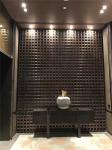 Colored stainless steel art screen room divider partition for decorative