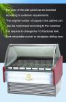 1/4*6PAN PCS Industrial Ice Cream Showcase Air Cooling Refrigeration Unit for