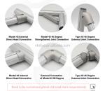 Top Sale High Quality Customized aluminum lean Tube Joint