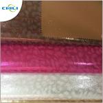 Non Woven Backing Soft Leather Material Solid Color Suede Breathable