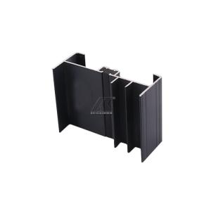 China Factory Price Anodizing Black Aluminum window Frame Extrusions Sliding Window Profile wholesale
