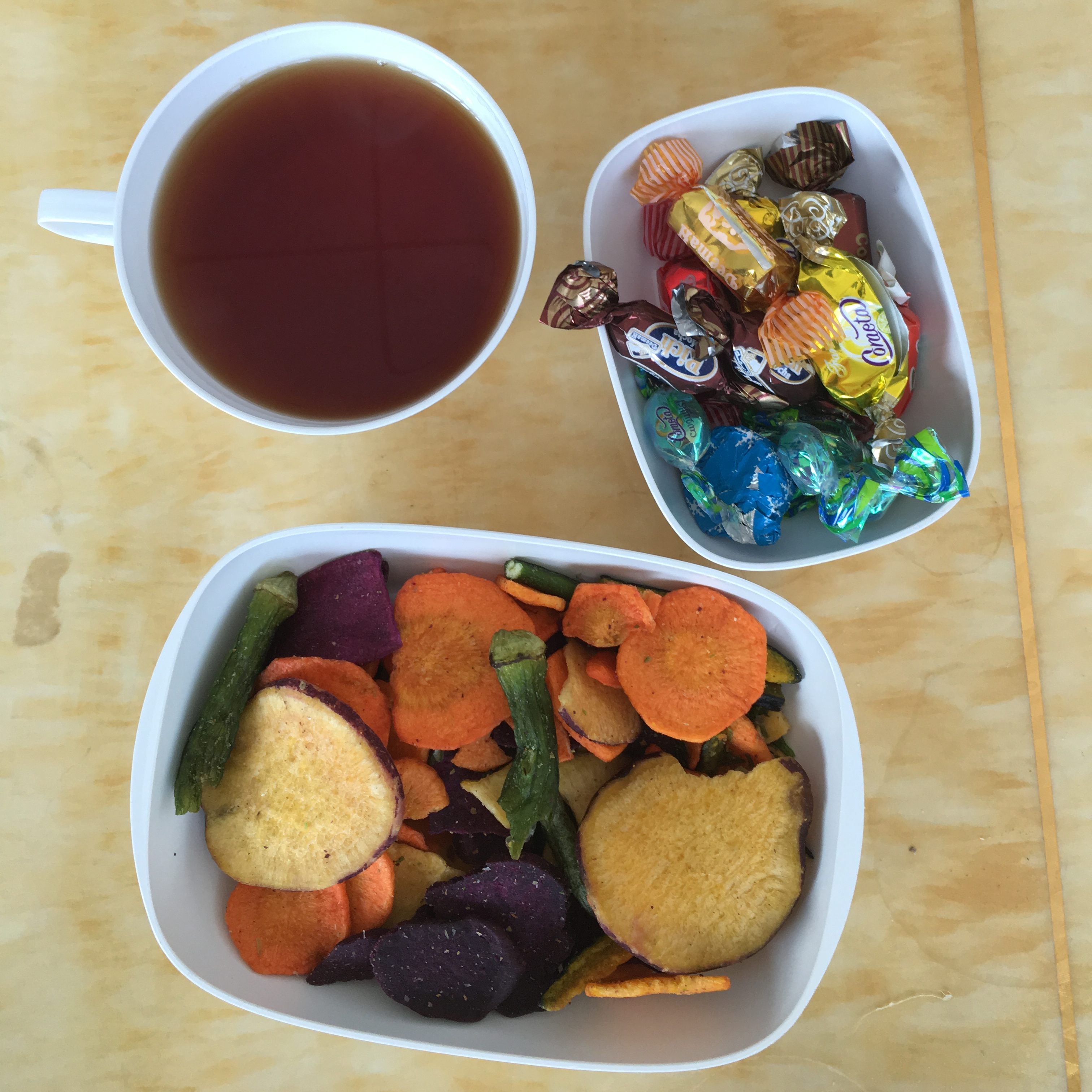 Healthy Food Crispy Dried Fruits and Vegetables Mixed Snacks Fried Sweet Potato Chips