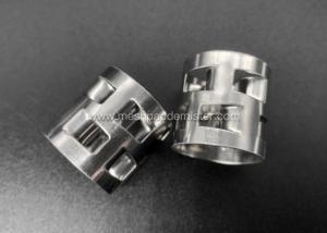China Distillation Column 25mm Metal Pall Ring SS316 304 High Resistance wholesale