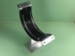 Galvanized Carbon Steel Pipe Clamps With Two Outer Retaining Rings