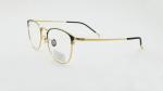 Women's Men's Metal Browline Eye Glasses with Clear Lens Stainless Steel Optical