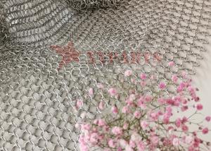 China Stainless Steel Round Metal Ring Mesh For Building Decoration wholesale