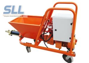 China 7.5KW Wet Ready Mixed Wall Cement Mortar Spraying Machine 30L / Min Orange Color wholesale