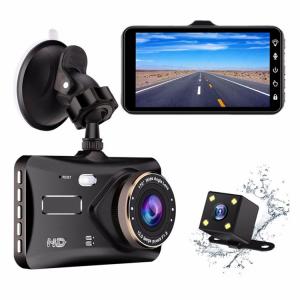 China Smart IPS WDR Car Mirror Camera DVR Auto Dashcam Front And Rear wholesale