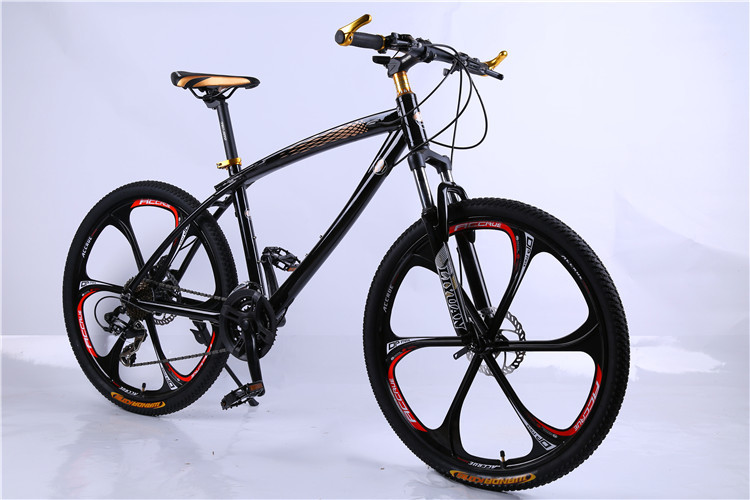 High quality OEM 6 spoke mag alloy wheel Shimano 21 speed 6061 aluminium alloy MTB