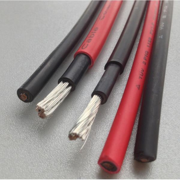 XLPE Solar Panel Power Cable 4mm2 High Electrical Conductivity Anti Aging